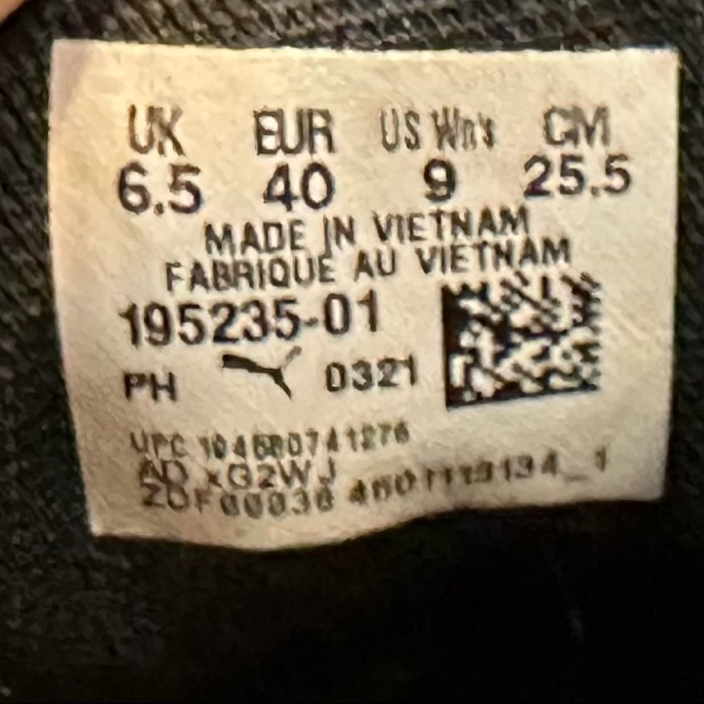 Puma Softride Enzo Nxt Black White Running Shoes … - image 8